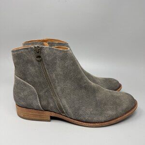 KORK-EASE Riley Woman's Size 10M Ankle Boots Brown Distressed Suede